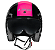 LS2 CAPACETE SPITFIRE OF599 PINKY MUERTE BLK/PINK 58/M - Imagem 5