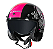 LS2 CAPACETE SPITFIRE OF599 PINKY MUERTE BLK/PINK 58/M - Imagem 2