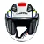 LS2 CAPACETE AIRFLOW II OF616 S STING WHT/YELLOW - Imagem 3