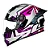 LS2 CAPACETE FF358 PRO ESTELLAR BLK PINK/PURPLE - Imagem 2