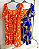 Vestido Curto Estampado - Imagem 1