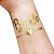 Tatuagem Dourada Pronta Entrega para Despedida de Solteira - Imagem 1