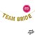 Banner Decorativo Team Bride Dourado - Imagem 1