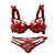 Kit Balão Metalizado Lingerie Vermelho — Sutiã e Calcinha (2 peças) - Imagem 1