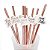 Kit 10 Canudos Team Bride Rose Gold - Imagem 2