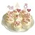 Topper de bolo e doce sortido - Decoração Elegante para Casamento e chá de lingerie (12 Peças) - Imagem 1