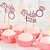 Topper de bolo e doce sortido - Decoração Elegante para Casamento e chá de lingerie (12 Peças) - Imagem 3