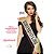 Faixa Miss Happy Birthday Aniversario Dourada Glitter - Imagem 3