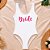 Maiô Body Branco Bride para Despedida de Solteira da Noiva - Imagem 3