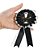 Botton "Groom to be" — Preto e Prata para noivo - Imagem 1