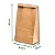 Saco Kraft Liso 30x19x35 80g - Imagem 1