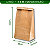 Saco Kraft Liso 18x10,5x24 70g - Imagem 2