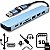 Hub USB C 8 em 1 Alumínio SD MicroSD USB 3.0 Alta Velocidade - Imagem 1