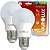 KIT 2 Lâmpadas Superled Ouro 9w Bivolt 6500k E27 Econômica - Imagem 1