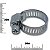 Kit com 6 Peças Abraçadeira de Metal -  FBG-3022 - Imagem 2
