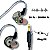 Fone In Ear Monitor Retorno de Palco Alta Definição Grafite - Imagem 2