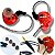 Fone In Ear Monitor Retorno de Palco Alta Definição Vermelho - Imagem 1