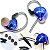 Fone In Ear Monitor Retorno de Palco Alta Definição Azul - Imagem 1