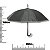 Guarda-Chuva Poliéster Automático Grande Reforçado - Preto - Imagem 2