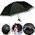 Guarda-Chuva Poliéster Resistente Telescópico Preto - Imagem 1