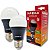 KIT 2 Lâmpadas Led Ourolux Luz Negra 7w E27 Bivolt 110V/220V - Imagem 1