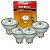 KIT 4 Lâmpadas Mini Dicróica MR11 20W 12V GU4 30° Halógena - Imagem 1