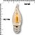 KIT 3 Lampadas Vintage Vela Chama 2W 2400K Branco Quente - Imagem 3