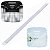 Kit 5 Luminárias LED Slim 100cm 36W 6500K Bivolt Economica - Imagem 3