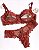 Conjunto de lingerie Pandora em tule e renda sem bojo com aro de sustentação - Imagem 11
