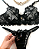 Conjunto de lingerie Melissa em tule bordado e renda sem bojo com aro de sustentação - Imagem 6