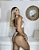 Conjunto de lingerie Melissa em tule bordado e renda sem bojo com aro de sustentação - Imagem 5