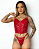 Conjunto de lingerie corselet Encanto com fecho na frente sem bojo com aro de sustentação - Imagem 5