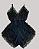 Baby doll luxo Mirella com linhas douradas - Imagem 4