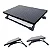 APOIO ERGONOMICO PARA PES EMBORRACHADO SLIDER PRETO RELIZA - Imagem 1