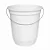 BALDE PLASTICO 7,5L BRANCO JAGUAR 1573 - Imagem 1