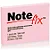 BLOCO ADESIVO NOTEFIX 657 ROSA 76X102MM 100 FOLHAS 3M - Imagem 1