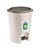 CESTO DE LIXO 13,5L PLASTICO C/ PEDAL 275 SANREMO - Imagem 1
