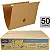 PASTA SUSPENSA KRAFT CX C/50 DELLO 0002.X - Imagem 1
