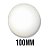 ISOPOR BOLA 100 MM PCTE C/10 - Imagem 1