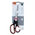 TESOURA DE AÇO INOX 17CM CABO EMBORRACHADO - BLISTER C/ 1UN - Imagem 1