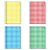 CADERNO 1/4 BROCHURA  CAPA FLEXIVEL XADREZ 80FLS - Imagem 1