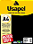 PAPEL SULFITE A4 180g COLOR PRETO 50FLS USAPEL - Imagem 1