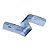 REGUA 30CM FLEXIVEL NEON AZUL WALEU - Imagem 1