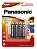 PILHA PALITO ALCALINA AAA LR03XAB/4B C/4UN PANASONIC - Imagem 1
