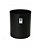 CESTO DE LIXO 10L PLASTICO PRETO REDONDO ORDENE OFFICE 97410 - Imagem 1