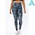 Calça Legging UC Choices Estampa Digital Folhas Cinza - Imagem 1