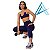 Conjunto Use Aptitude Choices Up Top Elástico Laranja Neon Calça Azul Marinho - Imagem 3