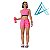 Conjunto Use Aptitude Choices Fluity Top Com Fenda Short Duplo Rosa Chiclete - Imagem 3