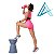 Conjunto Use Aptitude Choices Fluity Top Com Fenda Short Duplo Rosa Chiclete - Imagem 4