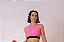 Cropped Use Aptitude Choices Fluity Fenda Lateral Rosa - Imagem 2